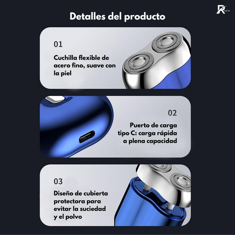 Afeitadora Doble Razix