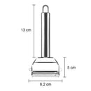 Pelador de vegetales multifunción de acero inoxidable