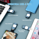 Memoria USB 4 en 1