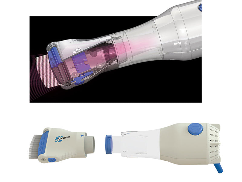 Peine Eléctrico Adiós Piojos y caspa